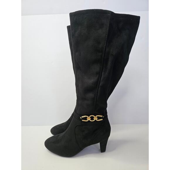 Jones New York Helio Ankle Ornament Dress Boots Black Size 7.5M NWT - Picture 2 of 6